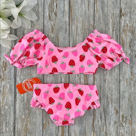 Tankini & Bikini Swimsuit Bathing Suit 2, 2-Piece Sets Size 2T - Picture 5 of 5